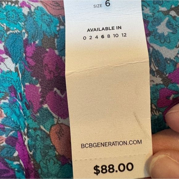 BCBGeneration Floral Mini Skirt - Picture 7 of 8